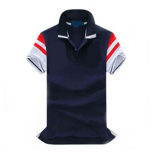 Camisas Polo Ropa informal Hombres Polos Venta caliente Nuevo diseño Logotipo personalizado Color sólido Polos transpirables para hombres OEM - Product Image 1