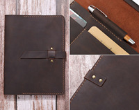 Notebook kulit ukuran A4 & A5 bantalan menulis dengan penutup keras bisnis & hadiah kelulusan