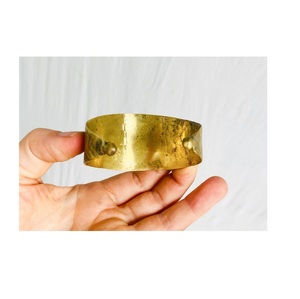 Brazalete de latón de lujo y joyería Pulsera de acero inoxidable Brazalete abierto para pieza de diseño de artículos de fiesta - Product Image 2