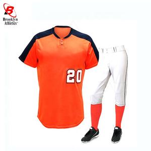 Camisa de béisbol de tela 100% poliéster, personalizada, transpirable, venta al por mayor - Product Image 2