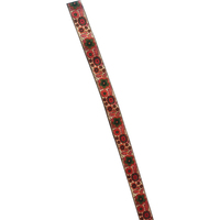 Cinta de tela para costura artesanal de 1,10 pulgadas, cinta de tela decorativa tejida Jacquard con patrón de flores para bricolaje