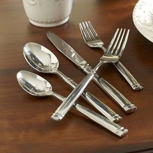 Juego de Cubiertos de gran peso al por mayor con logotipo personalizado, juego de cubiertos para acampar con vajilla de acero inoxidable, cuchara, cuchillo, tenedor, juego de cubiertos - Product Image 5