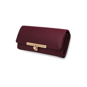 2025 nouveau Design pochette pour femmes en cuir véritable portefeuille pochette bouton pression occidental élégant Id fenêtre argent porte-carte portefeuilles - Product Image 1