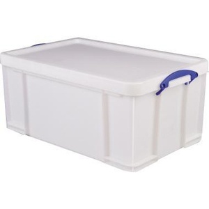 Boîte de rangement en polypropylène blanc 71x31x44cm pour documents A4 - Boîte très utile - Product Image 1