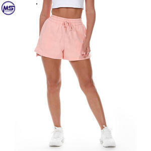 2022 short de survêtement léger pour femmes matériau en coton de haute qualité respirant confortable personnalisable OEM ODM de haute qualité - Product Image 2