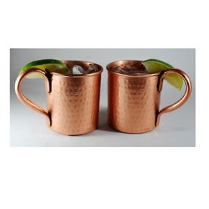 Tazas de cobre estilo indio Moscow Mule New Look Metal puro con mango de latón para cerveza de jengibre hecha a mano en la India - Product Image 2