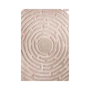 Tapis de labyrinthe touffetés à la main Ensemble durable et élégant - Product Image 1