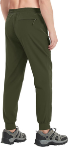 High Quality <b>Men's</b> Casual <b>Joggers</b> and Sweatpants Quick Dry Lightweight Zipper Pocket for Running Workout - Product Image 6