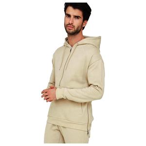 Sudadera con capucha de invierno de alta calidad para hombre, último diseño personalizable, patrón sólido, estampado de tela polar, conjunto de cuello con capucha - Product Image 5
