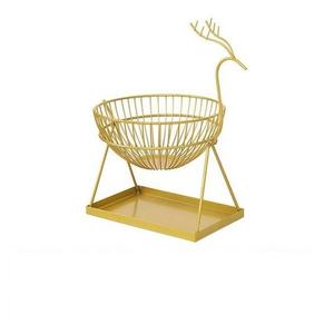 Alta demanda, nueva cesta de almacenamiento de frutas de alambre de Metal, atractivo acabado de hierro, superventas para decoración para sala de estar, cestas de almacenamiento - Product Image 5