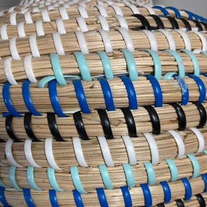 Vase tissé en jonc de mer exquis fabriqué au Vietnam matériau écologique pour la décoration intérieure et la décoration de la vaisselle en gros - Product Image 3