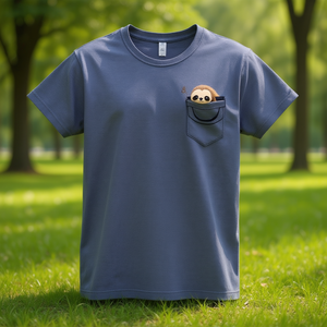 T-shirt con Grafica di Bradipo Tascabile per Promozioni - Product Image 3