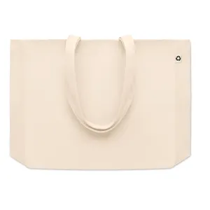 RESPECT Recycled <b>Canvas</b> <b>Tote</b> Bag Sustainable Promotional Merchandising Bag - Product Image 3