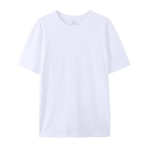 <b>High</b> Quality 100% Cotton <b>Neckline</b> Double Thread Thickened Breathable 16 Color 180gsm Plain Blank Solid <b>T</b>-<b>shirt</b> for men - Product Image 5