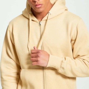 66% coton 34% polyester université Standard Tech polaire survêtement solide à capuche Logo Design élastique dessin Fit vêtements de sport - Product Image 5