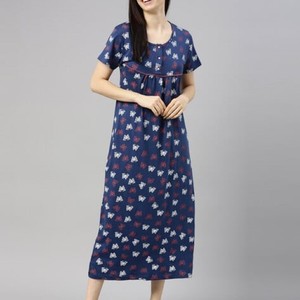 Kimono en coton au design indien pour femmes, peignoir de nuit en coton teinté à la main, Kimono bohème coupe ample - Product Image 1