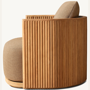 Sillón individual en oferta para uso en exteriores con estilo moderno y sencillo, ideal para la piscina o la terraza del hogar. - Product Image 2