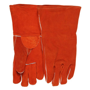 Gants de soudage en cuir de vachette renforcé de haute performance, résistants à la chaleur et aux étincelles, durabilité, gants de lutte contre l'incendie, gants de barbecue - Product Image 5
