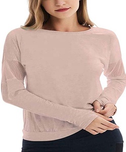 Vente en gros 2025 Nouveau design T-shirts d'été pour femmes de couleur unie Prix bon marché pour un usage quotidien et extérieur - Product Image 1