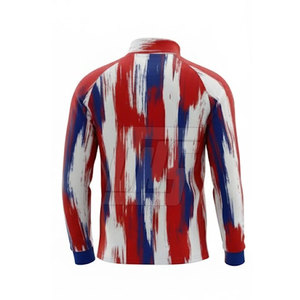 Veste à demi-zip pour homme, sublimation, respirante, légère, demi-zip, sublimation, pour la remise en forme, la course à pied et les sports quotidiens - Product Image 2