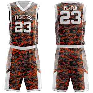 Conjunto de Uniforme de Baloncesto Sublimado Personalizado, Reversible, Transpirable, Camiseta Deportiva y Pantalones Cortos, Ropa Deportiva Urbana, Ropa de Equipo - Product Image 6