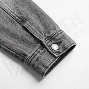 Chaqueta Vaquera de Diseñador para Hombre, Estilo Rudo, Invierno, Logotipo Frontal, Servicio OEM de Alta Calidad - Product Image 6
