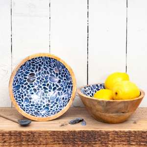 Bol en bois naturel le plus vendu avec une pièce maîtresse d'impression extérieure d'aspect design pour la décoration de table à la maison pour les occasions de fête - Product Image 4