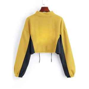 Sweat à capuche et sweat-shirt à col montant pour femmes, style confortable toute l'année avec logo avant pour la superposition hivernale - Product Image 3