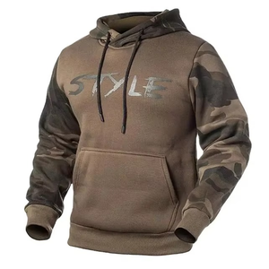 Sudadera con capucha de lana personalizada con estampado de sublimación de camuflaje para hombre Sudadera con capucha cálida de invierno para caza a la venta - Product Image 6