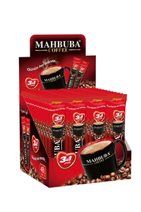 Premium-Qualität 18g 3in1 Gefriergetrockneter Instant-Kaffee-Stick Mild Geschmack Sanfte Note Zucker-Sahne-Mischung GANO-Extrakt Mahbuba Box - Product Image 2