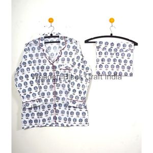 Conjunto de Pijama Informal para Mujer, Estampado Floral Digital, Manga Larga, 100% Algodón, Transpirable, Ropa de Dormir, Regalo - Product Image 2