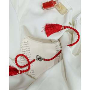 Rakhi en argent 925, motif paon royal, cadeau religieux hindou - Product Image 1