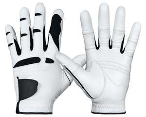 Gants de golf personnalisés de dernière conception de qualité supérieure Gants de golf en cuir Cabretta Gants de golf respirants antidérapants avec logo personnalisé - Product Image 1