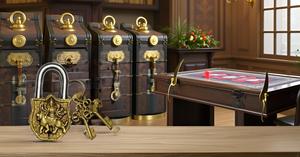 Padlock-01W Weatherproof Padlock with <b>Key</b> Heavy Duty Solid Brass Locker <b>Lock</b> Marine Grade Pad <b>Lock</b> for Outdoor Gate Fence Shed - Product Image 5