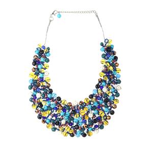 2024 Vintage moda flor cuentas cristal Rhinestone hecho a mano mujeres gota pendientes colgantes moda comprar ahora de exportador directo - Product Image 2