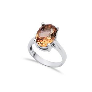 10X14 mmoval เงินรูปร่างแหวนซัลทาไนท์ทำด้วยมือสไตล์ตุรกี925เครื่องประดับเงินสเตอร์ลิงขายส่งสำหรับผู้หญิง - Product Image 3