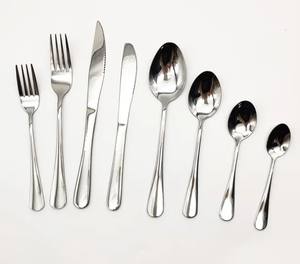 Juego de cubiertos de metal hechos a mano, chapados en plata, elegantes, en forma y tamaño, personalizados al por mayor, para bodas, restaurantes - Product Image 2