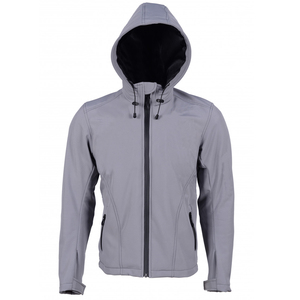 Softshell Waterproof Breathable Motorbike Jacket Fitted Knitted Rib Standard Level Protector Hood Winter <b>Men's</b> - Product Image 5