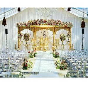 เวทีงานแต่งงานแบบอินเดียและตกแต่งมันดาป งานแต่งงานอินเดียสุดอลังการ เวทีงานแต่งงานแบบเปิดทำจากไม้ เวทีงานแต่งงานแบบดั้งเดิมพร้อมตกแต่งมันดาป ฟิจิ - Product Image 1