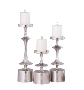 Bougeoir en métal décoratif pour la maison Style attrayant décoration de table bougie en aluminium supports votifs pour la décoration de Noël - Product Image 6