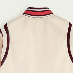 Diseño personalizado Chenille bordado 100% algodón impermeable a prueba de viento béisbol Letterman Varsity chaqueta - Product Image 5