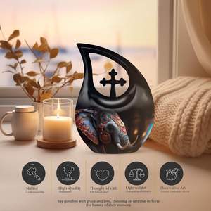 Elephant Metal <b>Urn</b> <b>for</b> <b>Ashes</b> Women Cremation <b>Urns</b> <b>for</b> <b>Human</b> <b>Ashes</b> Mini <b>Urns</b> Adult Male Man <b>Small</b> <b>for</b> <b>Human</b> <b>Ashes</b> Custom Size - Product Image 4
