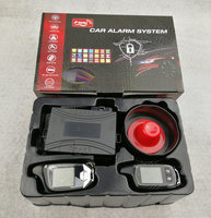 Système d'alarme de voiture NTO 2 voies avec écran LCD, portée de 1500 m, retour de signal, 12 V, surveillance en temps réel, capteur de vibrations, démarrage à distance du moteur