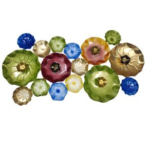 Artisanat multicolore en métal, Sculpture murale pour chambre à coucher et salle à manger, 1 pièce - Product Image 1