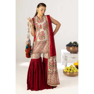 Conjunto de traje de 3 piezas estampado para mujer con dupatta CL-62179 - Product Image 2