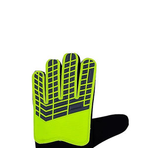 Los mejores guantes de portero de entrenamiento de cuero de dedo completo transpirables de longitud regular, agarre de muñeca antideslizante, servicio OEM disponible para - Product Image 5