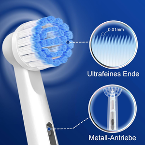 360 Degree Cross Style <b>Round</b> Toothbrush Head Refills Generic for Oral Bs Electric <b>Brush</b> Heads Wholesale OEM Factory - Product Image 2