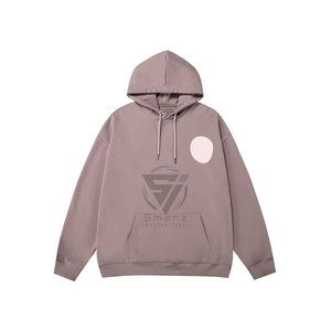 เสื้อฮู้ดสตรีทแวร์ผู้ชาย แฟชั่นทันสมัย ผ้าฝ้ายฟลีซ 100% แห้งเร็ว ระบายอากาศดี มีกระเป๋าเสื้อ ออกแบบได้ตามต้องการ - Product Image 2