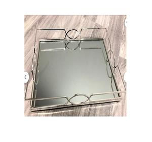 Bandeja de Servicio Metálica Decorativa para el Hogar, Ecológica, Duradera, de Forma Rectangular, con Acabado en Polvo, Apta para Lavavajillas, Tamaño Personalizable - Product Image 1
