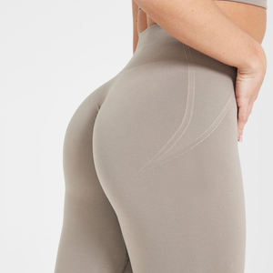 Leggings confortables taille haute pour femmes séchage rapide respirant doux Spandex matériel extensible OEM Leggings - Product Image 4